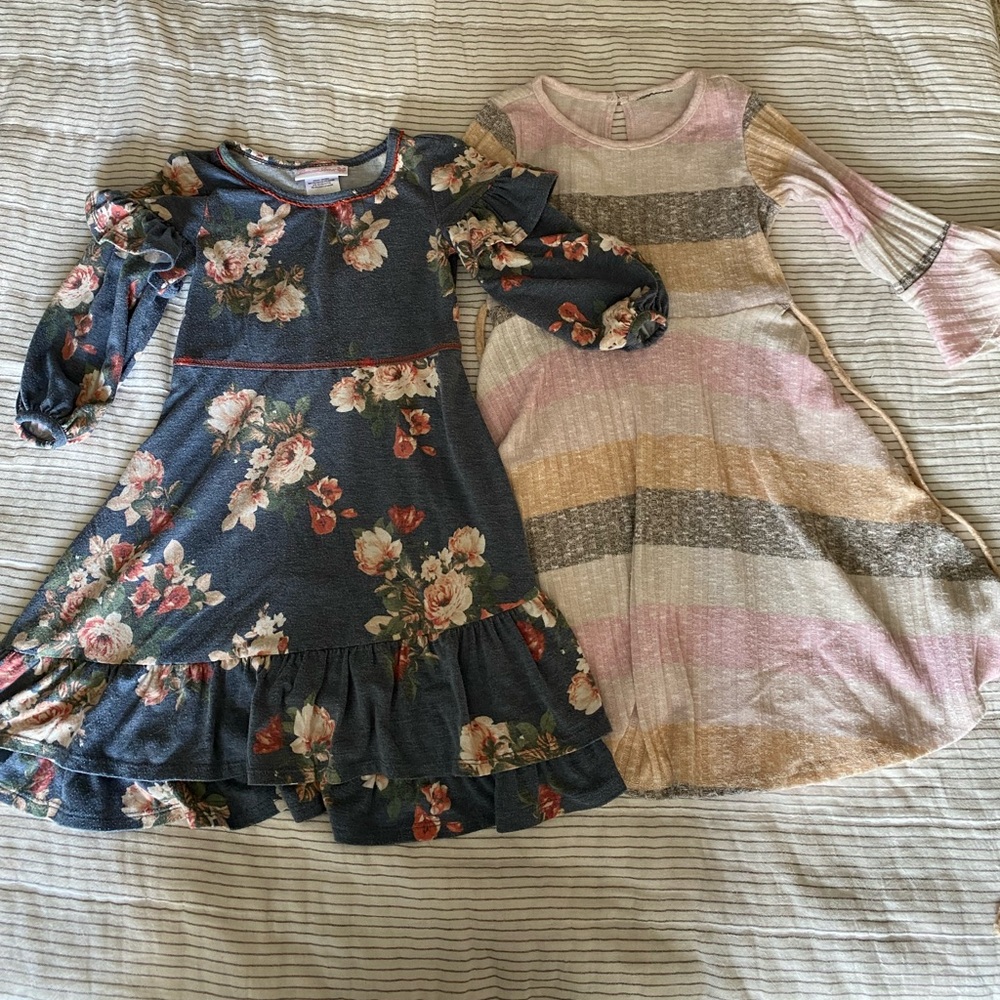 3/4 Sleeve Girls Dress Bundle
